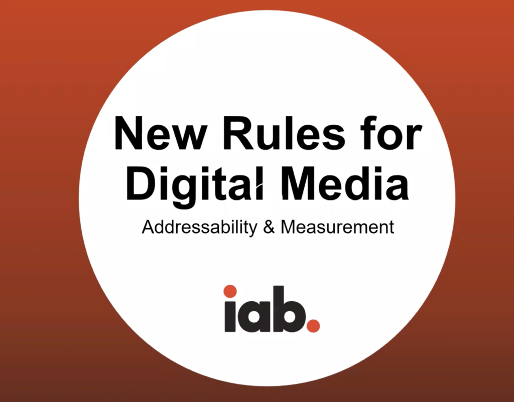 New Rules for Digital Media: Addressability & Measurement