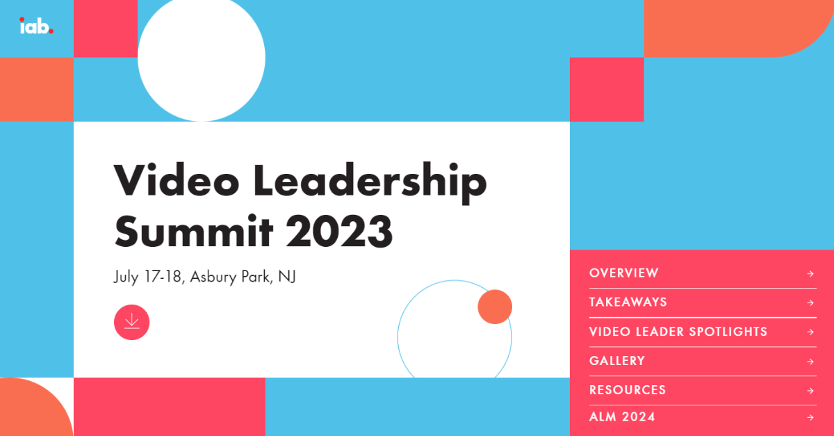 IAB Video Leadership Summit 2023 Highlights