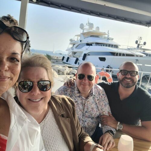 Image of Carryl Pierre-Drews, Sheryl Goldstein, David Cohen and Scott Reed at Cannes 2024