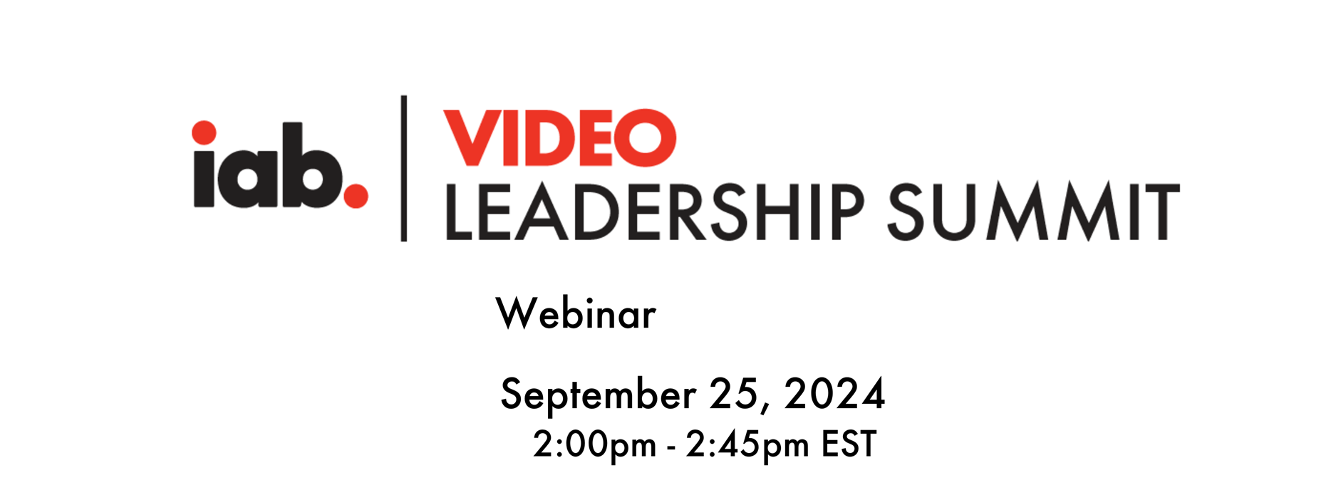 2024 Video Leadership Summit Webinar